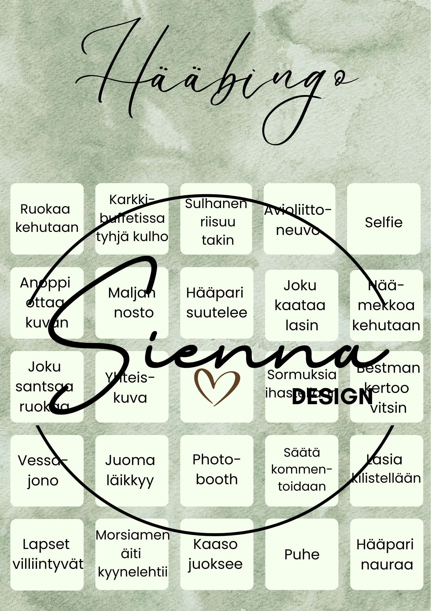 Hääbingo (PDF)
